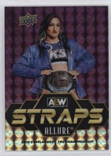 2024 UD ALLURE AEW ALL ELITE STRAPS PURPLE DIAMOND PARALLEL KRIS STATLANDER /10