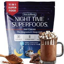 FKMS Authentic Magnesium Hot Cocoa Sleep Aid – Natural Sleep Aid Drink Mix