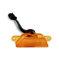 1x Replacement Trapezoid Amber Led Light For Ford F150 Raptor Style Grille