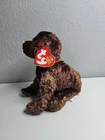 Ty Beanie Baby - Muddy the Retired Brown Dog (Vintage 2002-2003) New-Mint