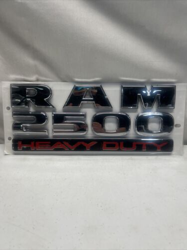 Ram 2500 Heavy Duty Bright Chrome Nameplate 2013-2018 - 68140250AC NEW - Picture 1 of 2