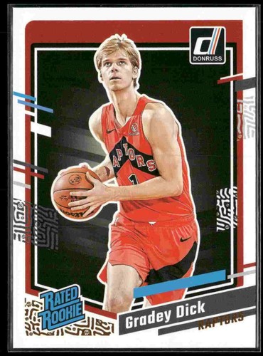 Gradey Dick 2023-24 Donruss #247 Toronto Raptors Rated Rookie - 第 1/2 張圖片
