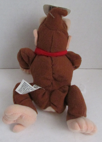 VINTAGE 1997 BD&A Nintendo 64 Donkey Kong Bean Plush NWT - Picture 2 of 3
