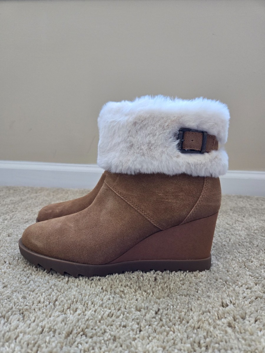 Suede Uggs Wedge Ankle Boots Shop Ugg Boots With Wedge Heel Outlet