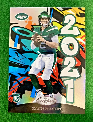 2021 Certified #2021-17 RC Graffiti SP Zach Wilson New York Jets NFL
