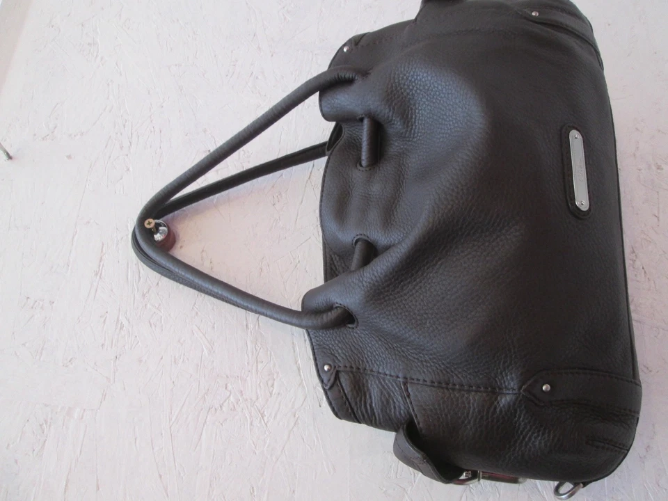 " Cole Haan " cuir magnifique sac à main bag - Photo 4/4