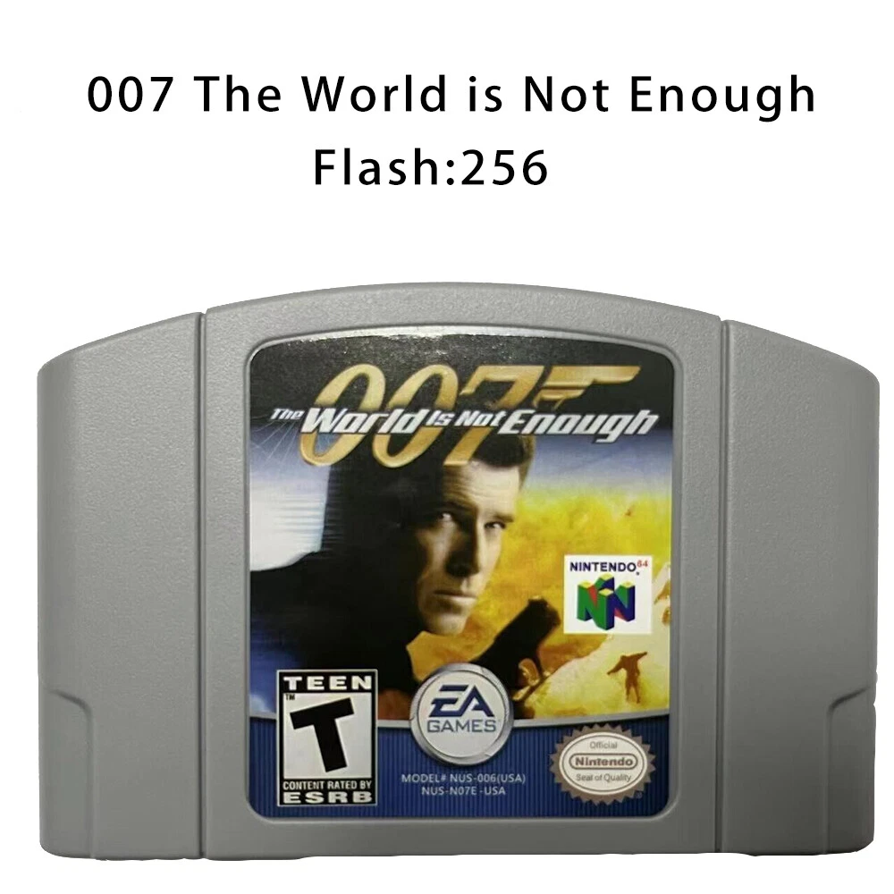 GOLDENEYE 007 ~ WORLD IS NOT ENOUGH ~ Nintendo 64 ~ N64 ~ Used Games ~  Excellent