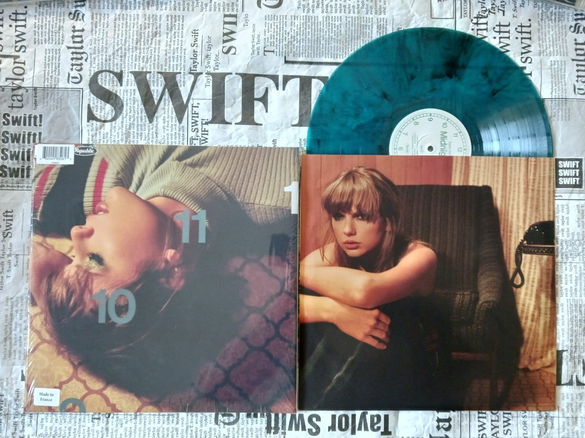 New Taylor Swift Midnights LP Vinyl Signed Photo With Heart