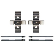 Febi Bilstein Brake Pad Fitting Kit 182022 Front Axle - OE Performance