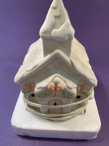 Precious Moments Enesco Sugar Town Chapel NIghtlight in Original Box WORKS! 1992 - Picture 4 of 5