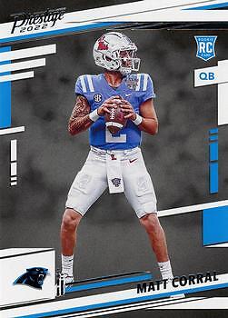 Matt Corral 2022 Prestige Football - RC #302 - Carolina Panthers