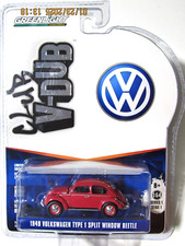 GREENLIGHT SERIES 1 CLUB V-DUB 1949 VOLKSWAGEN TYPE 1 SPLIT WINDOW BEETLE Red