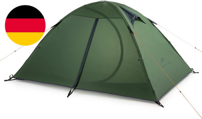Naturehike Ultraleichtes Zelt 1/2 Personen Camping Zelt Wasserdicht & Winddicht 