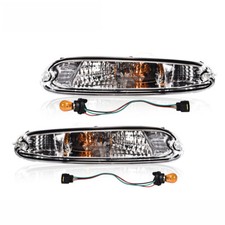 Clear Front Bumper Signal Lights Pair Wbulbs Usa Fit For 1990 - 1997 Mx-5 Miata