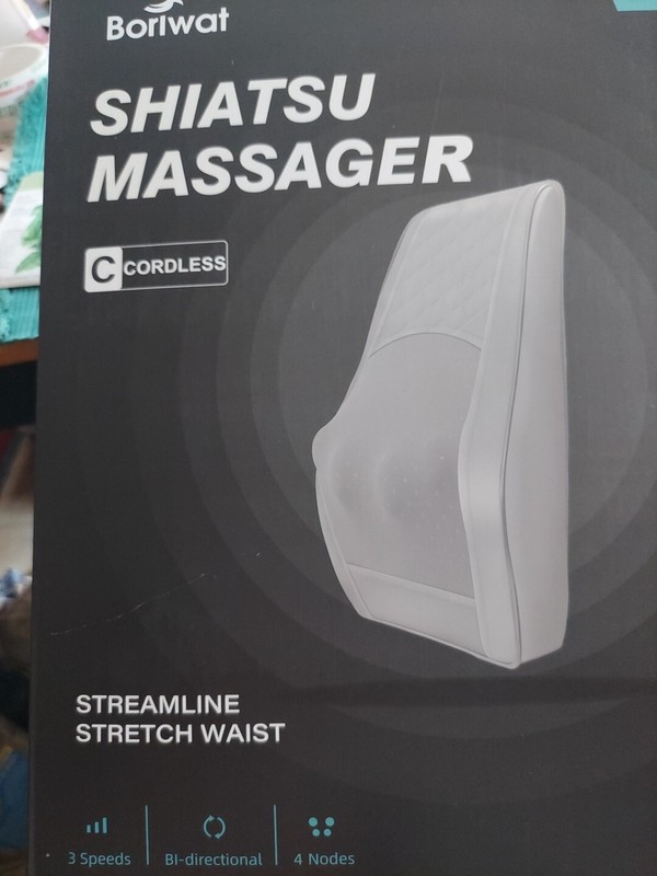 Borlwat Shiatsu Cordless Massage Cushion