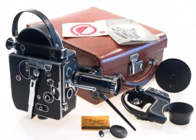 Bolex Paillard Zoom Reflex P3 8 mm + zoom SOM Berthiot Pan-Cinor - Collection