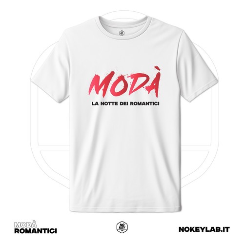 T‑Shirt Modà Tour | Maglia Notte Romantici – Rock & Pop Kekko San Siro - Foto 2 di 14