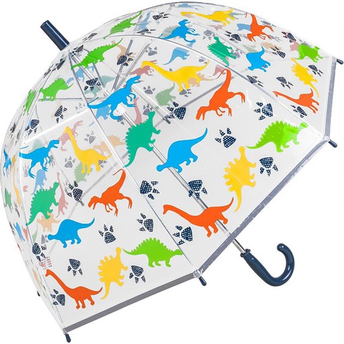 Susino Children's See-Through Dome Umbrella - Dinosaurs - Picture 2 of 6