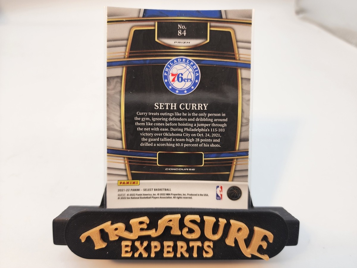 ThierryThuramページ 2021-22 Panini Select 84 Tri-Color Prizm Concourse Seth Curry