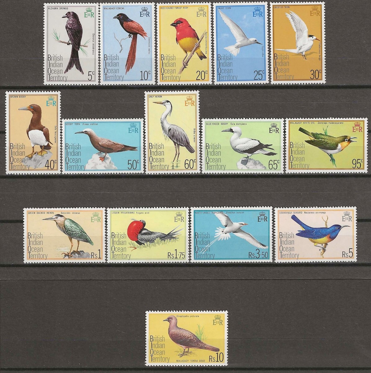 BRITISH INDIAN OCEAN TERRITORY 1975 SG 62/76 MNH | eBay UK