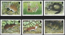 2007 Jersey Sg 1304/1309 Jersey Nature. Countryside Animals MNH