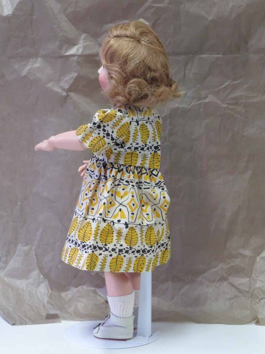 Poupée Ancienne Reproduction Unis-France 301 Taille 3 "Rosette" 35 Cm - Biscotte Porcelaine
