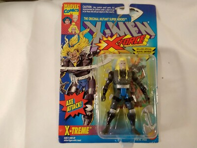 Marvel X-Men X-Force 1994 X-Treme Axe Attack ToyBiz -in fair condition?