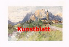 d101 152 E.H. Compton Cortina d’Ampezzo Dolomiten Panorama Kunstblatt 1908