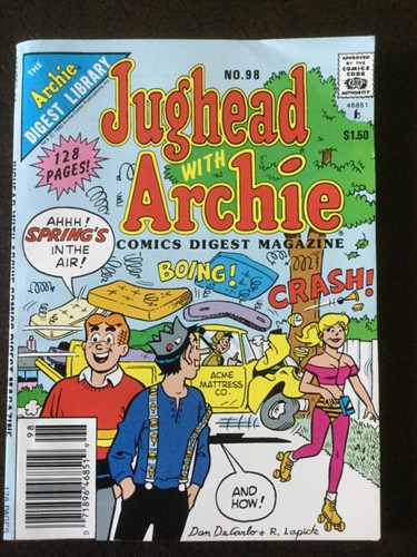 Jughead With Archie Comics Digest,1987,#82,83,84, 1990, #97,98 - Picture 5 of 7