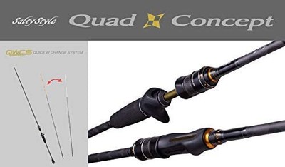 ロッド Abu Garcia Salty Style Quad Concept Abu Garcia SaltyStyle Quad Concept SSQC-6112ULS-BF-KR Light Game