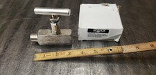 NEW Noshok 604-MFS-P2 Needle Valve 1/2" NPT 316SS Hard Seat Block & Bleed .187"