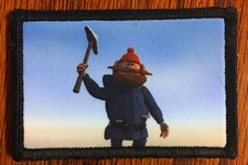 Yukon Cornelius Morale Patch Militare Divertente Tattico Esercito Bandiera USA Distintivo Gancio 