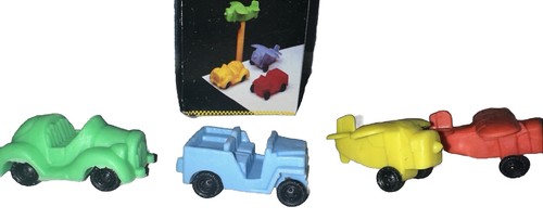 Eraser PenciI Toppers. Cars,Planes Set Of 4 - Picture 2 of 3