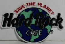 Hard Rock Cafe Patch New York Save The Planet Iron On Patch