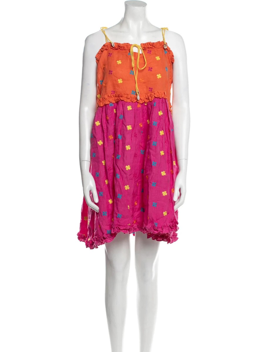 knee length dresses for ladies Nia Bloom Linen Dress main image 0