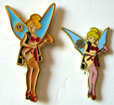 Lions Club Pins - TWO VARIATIONS OF TINKER BELL PINS