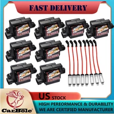 8Pack UF271 Ignition Coil & Wires Kit For Chevy GMC Cadillac 4.8/5.3/6.0/8.1L