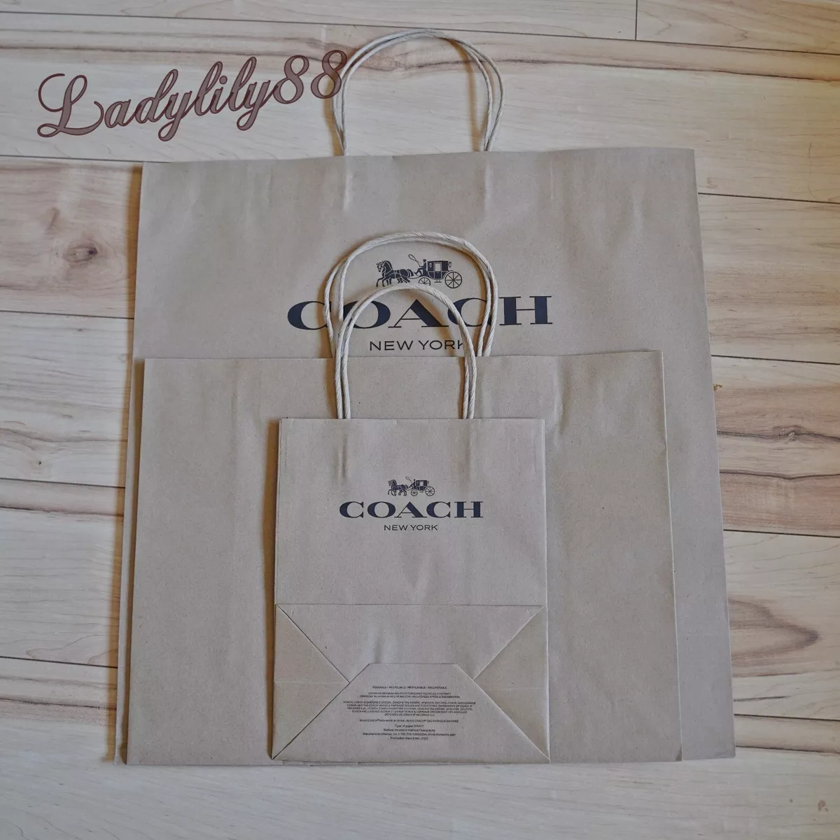 Paper bag coach sale