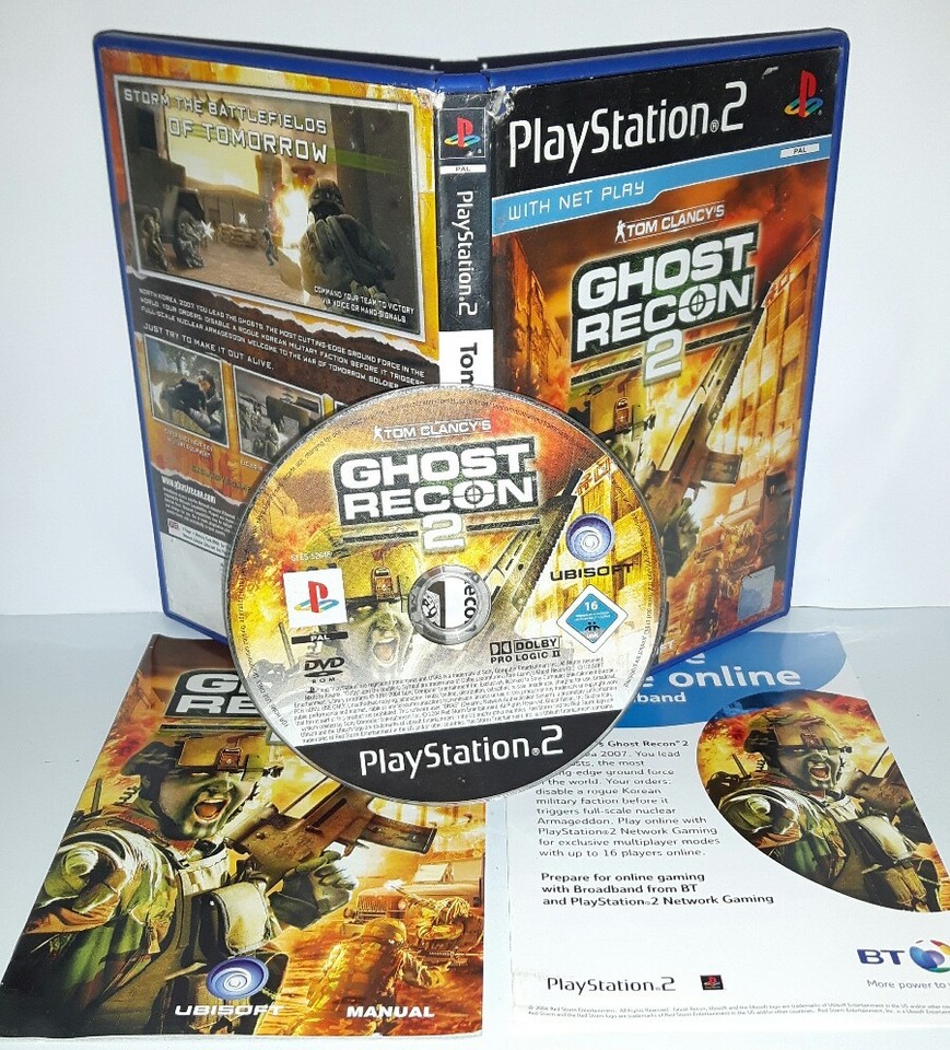 GHOST RECON II 2 - Playstation 2 Ps2 Play Station Bambini Gioco Game