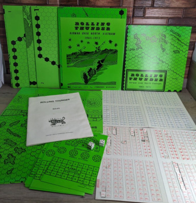 Commando Wargames Rolling Thunder Airwar Over N. Vietnam 1965-72 1979 Complete