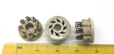 1 NOS Vintage 8-pin Ceramic Vacuum Tube Socket