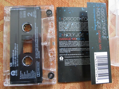 U2 – Discothèque CIS 649 Audio Tape Cassette Single - Picture 2 of 4