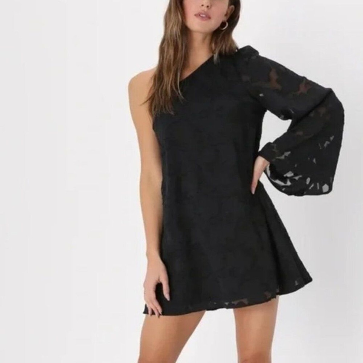 one shoulder babydoll dress Find Your Way Royal Blue One Shoulder Dress Shop the Mint