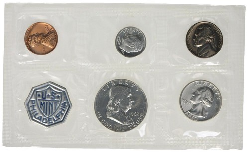Original 1962 U.S Mint 90% Silver Proof Set in OGP with Envelope