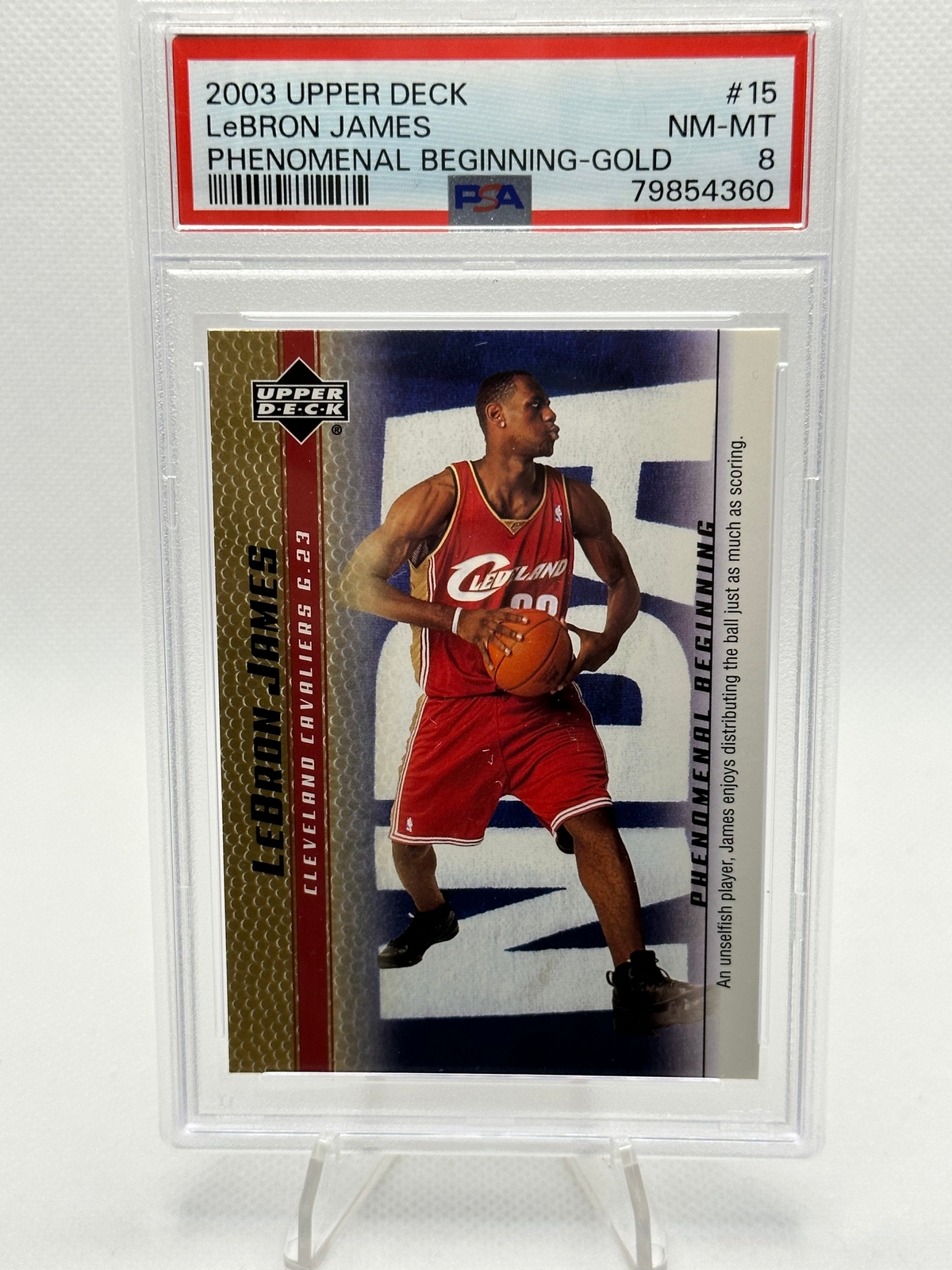 NBA Basketball Card Collectible 2003-04 Upper Deck LeBron James