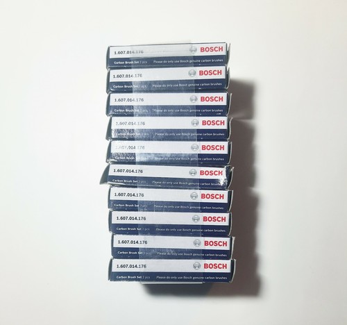 BOSCH 1607014176 CARBON BRUSH SET for GWS 6-100, GFF 22A, 8-115C : 10 Pcs Pack - Picture 2 of 12