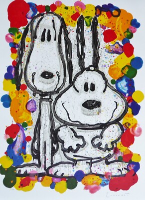TOM EVERHART WAIT WATCHERS PEANUTS SCHULZ CARTOON DOG SNOOPY Hand
