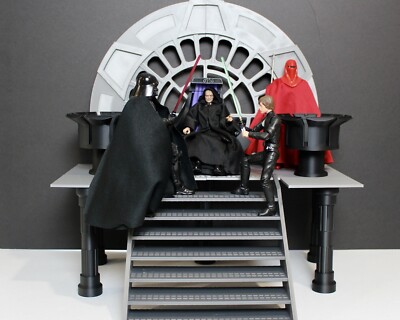Emperor Throne Room Diorama for Star Wars The Black Series 1/12 Scale 6 Inch
