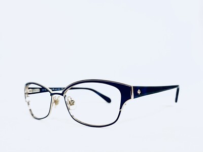 Kate Spade NY Blue Tortoise Metal Gold Cat Eye Eyeglasses Ragan