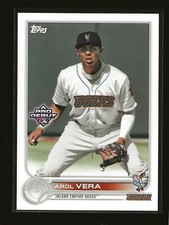 2022 Topps Pro Debut Base Card Arol Vera Inland Empire 66ers Angels (#PD-141)